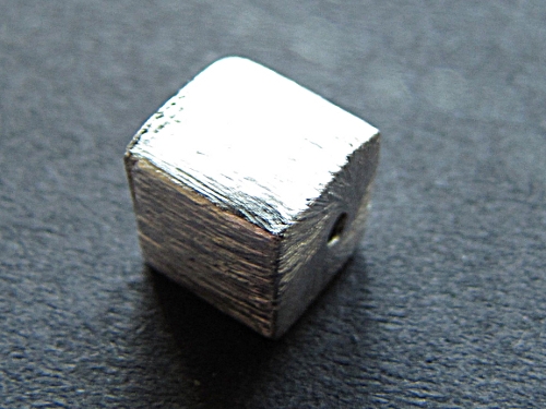 Wrfel, Silber 925/- gebrstet, ca. 5x5mm